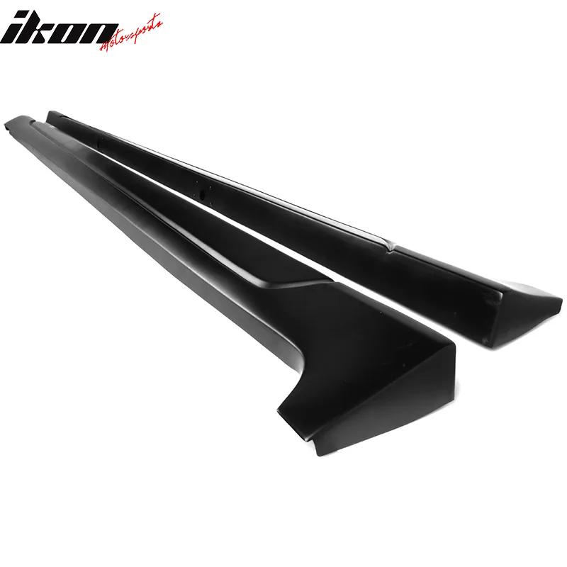 2018-2024 Camry IKON Side Skirt & Gloss Black Rocker Panel