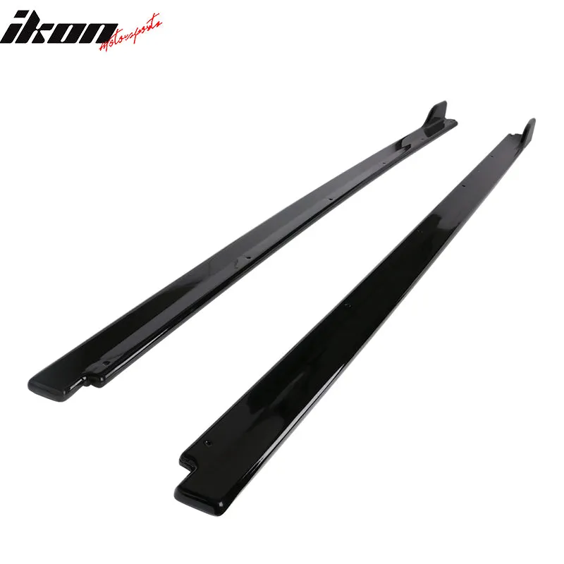 2018-2024 Camry IKON Side Skirt & Gloss Black Rocker Panel