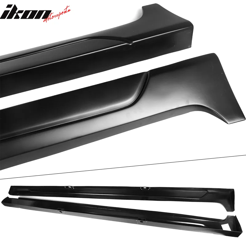 2018-2024 Camry IKON Side Skirt & Gloss Black Rocker Panel