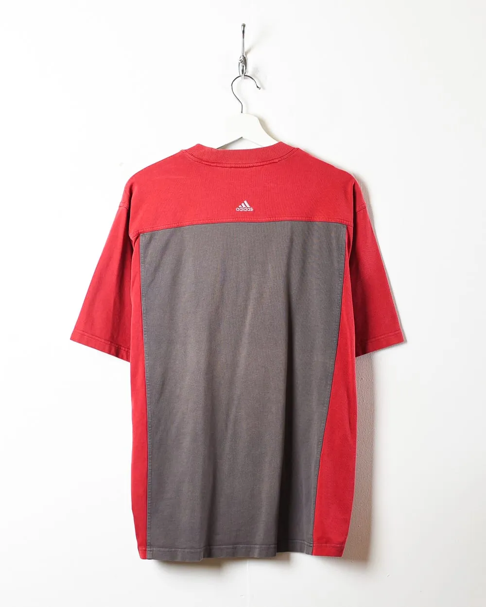 Adidas Colour Block T-Shirt - Large