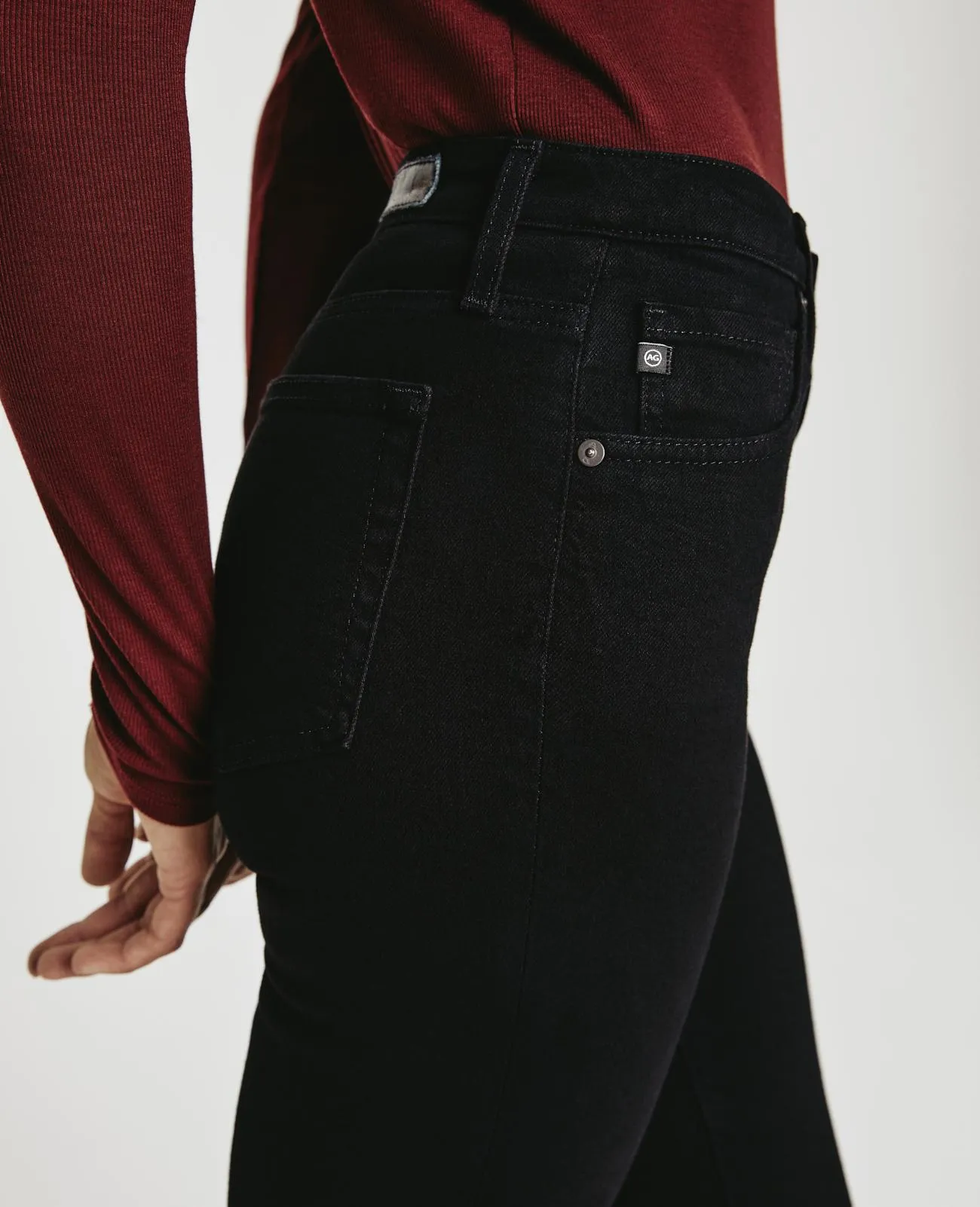 AG Denim Isabelle in Black