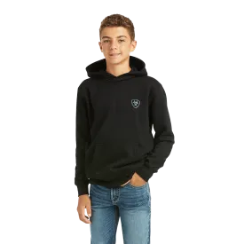 Ariat Boy's Patriot 2.0 Black Hoodie