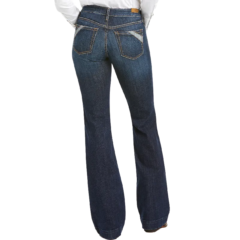 Ariat M&F Women's Trouser Rise Mia Wide Leg Jeans