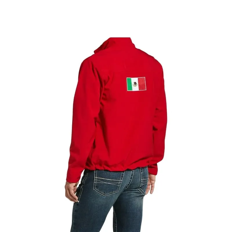 Ariat Men's New Team Mexico Red Softshell Jacket