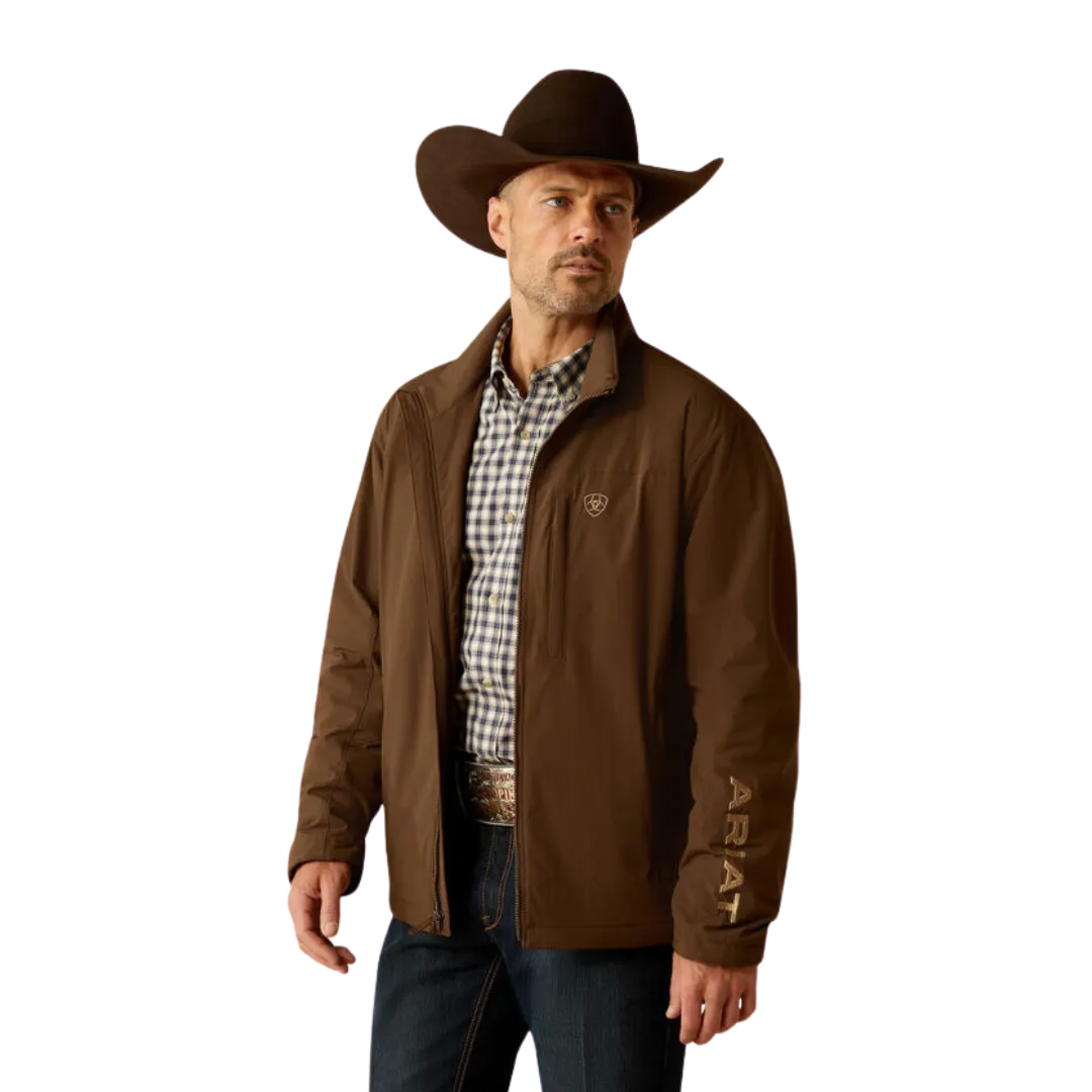 Ariat Men's Pioneer Stretchshell Brown Jacket