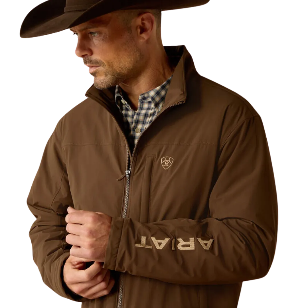 Ariat Men's Pioneer Stretchshell Brown Jacket