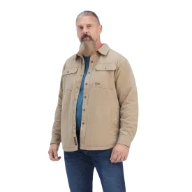 Ariat Men's Rebar Khaki Classic Canvas Shirt Jacket