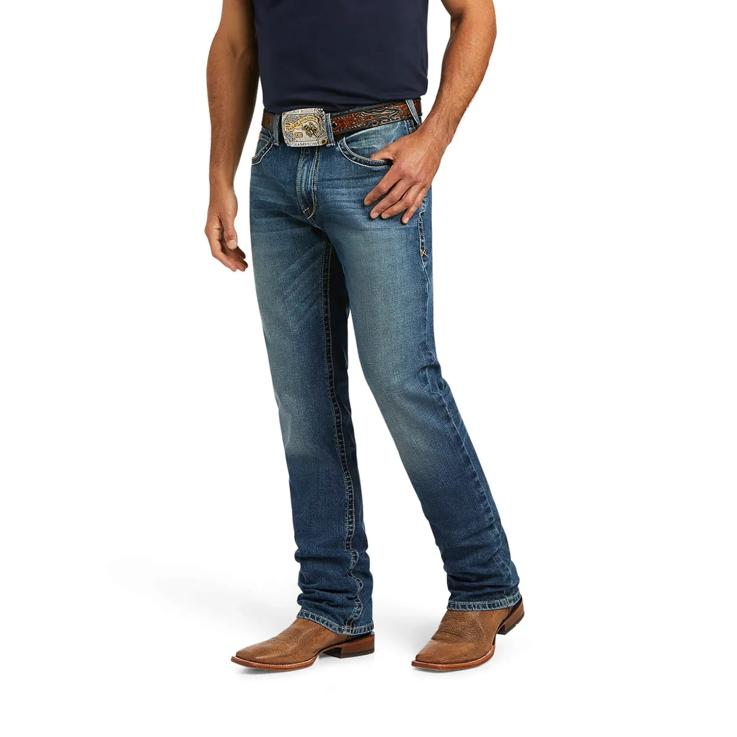 Ariat Men's Relaxed Dakota Stackable Bootcut Jeans-Big