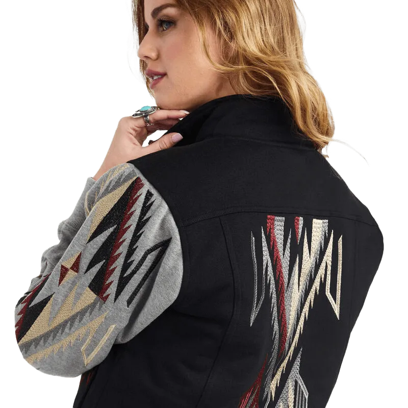 Ariat Women's Black & Grey Embroidered Chimayo Jacket