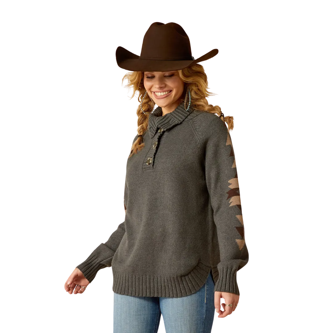 Ariat Women's Madison Heather Grey Sweater