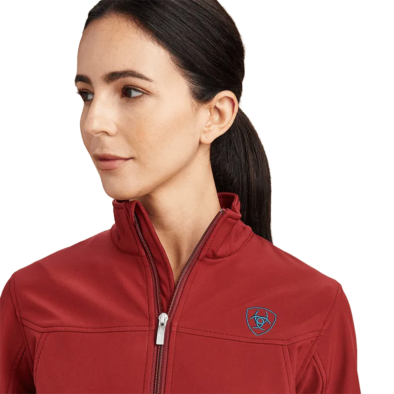 Ariat Women's New Team Softshell Red & Serape Jacket