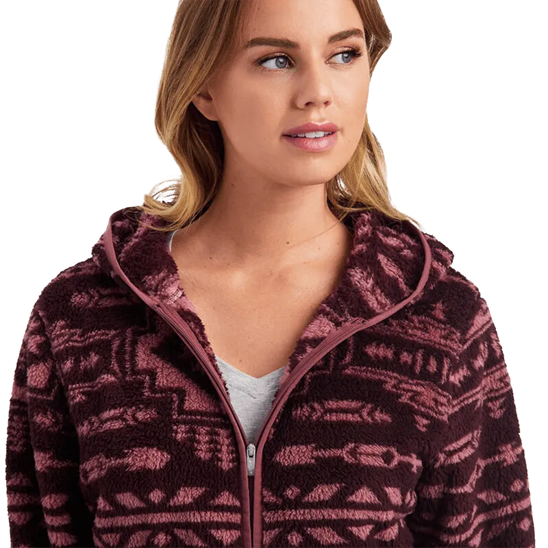 Ariat Women's Real Barber Pullover Maroon Hoodie