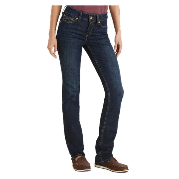 Ariat Women's Real Greta Perfect Rise Straight Leg Jeans