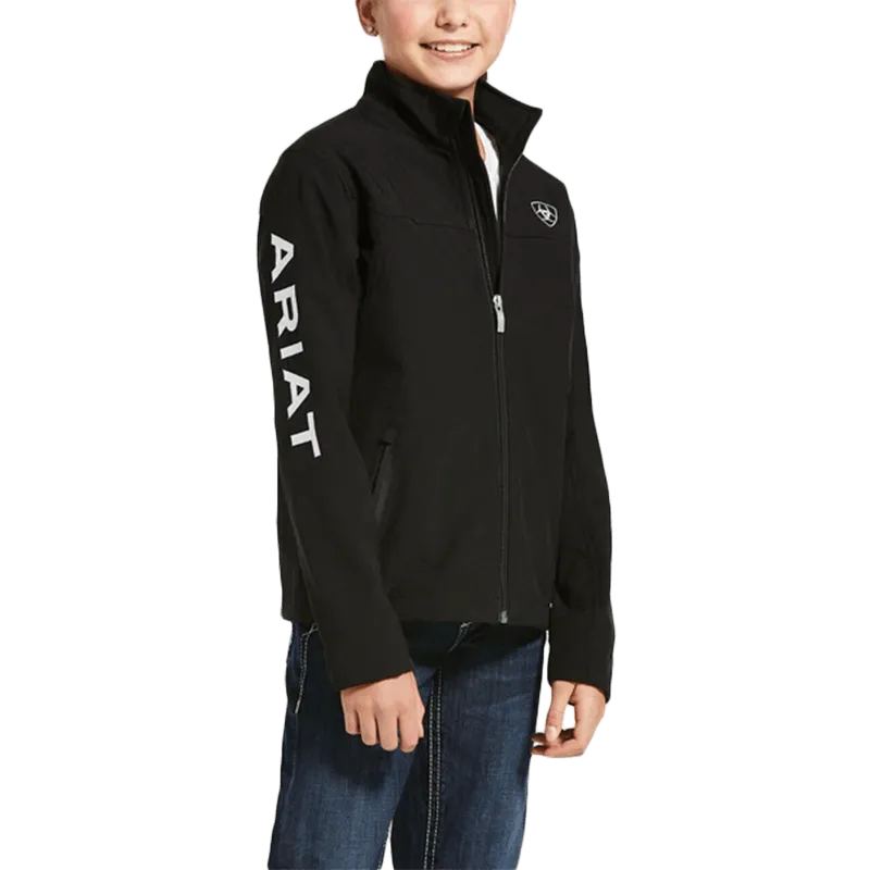 Ariat Youth New Team Black Softshell Jacket