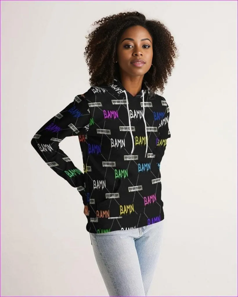 B.A.M.N in Color Womens Hoodie