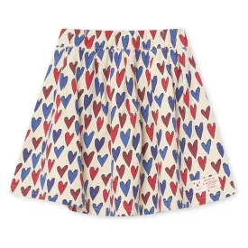 BINA SKIRT-Heart Print