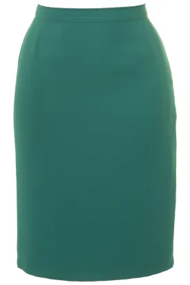 Busy Clothing Womens Jade Green Pencil Skirt