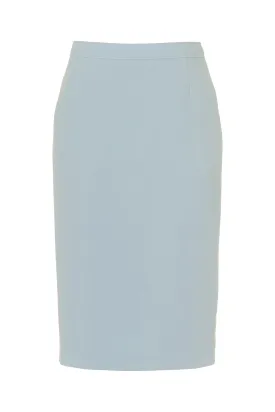 Busy Clothing Womens Light Blue Pencil Skirt