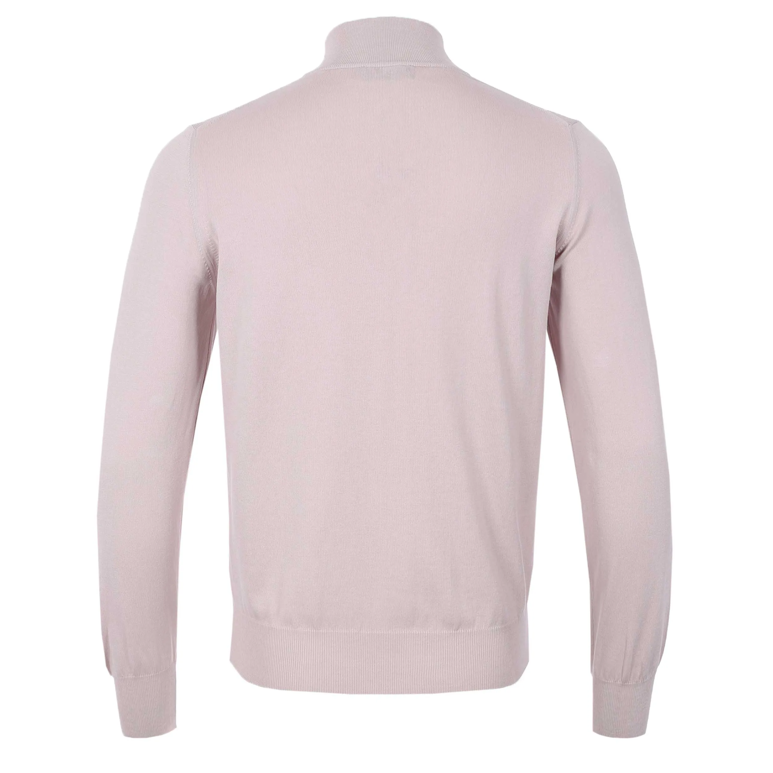 Canali 1/4 Zip Knitwear in Pink