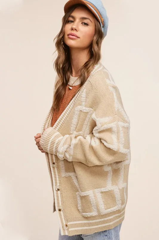 Chunky Oversized Long-Sleeved Reina Cardigan