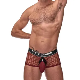 Cock Pit Net Mini Cock Ring Short - Medium -  Burgundy