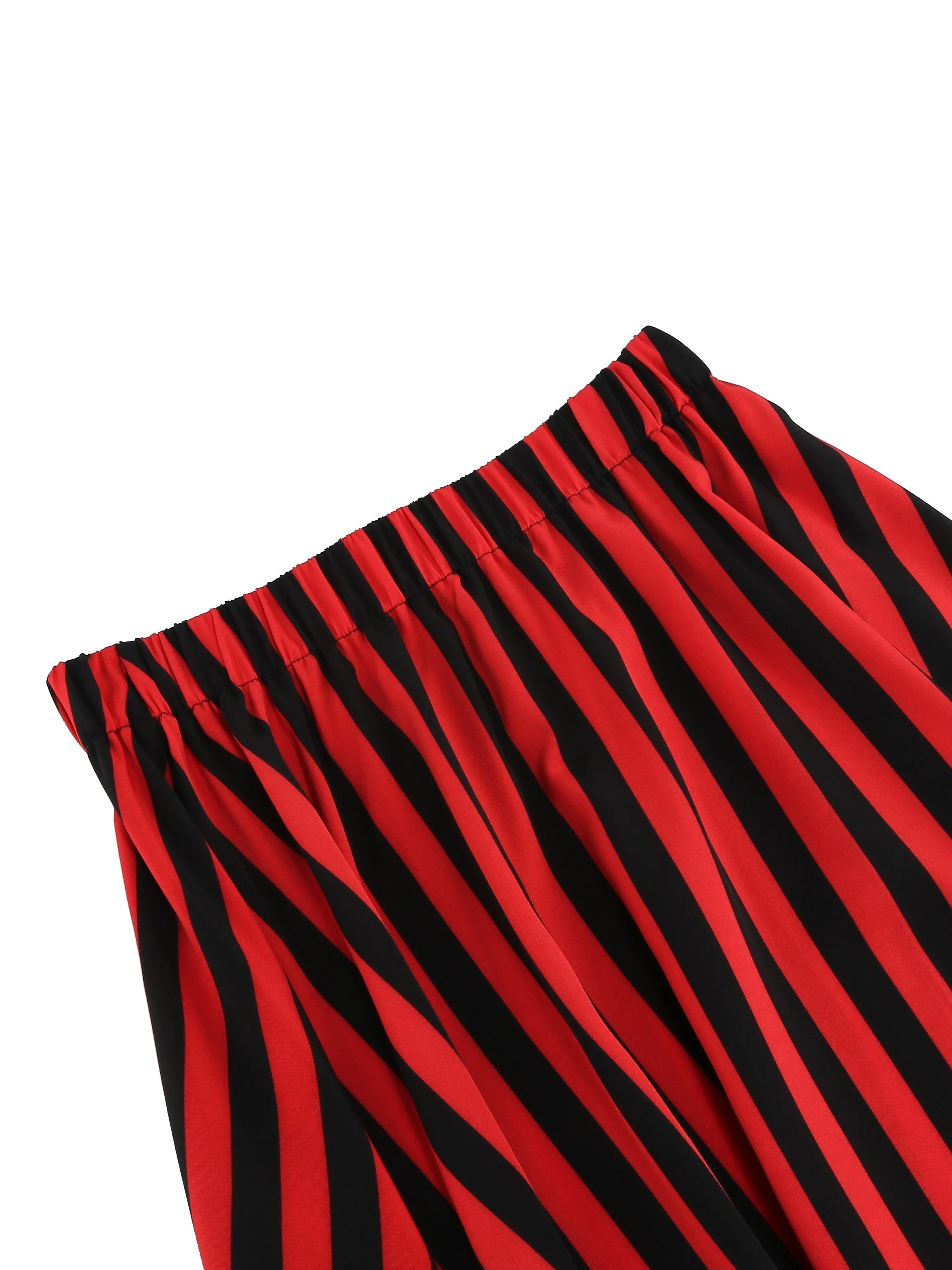 Colorful Stripe Print Skirt  Perfect for Pirate Ensembles