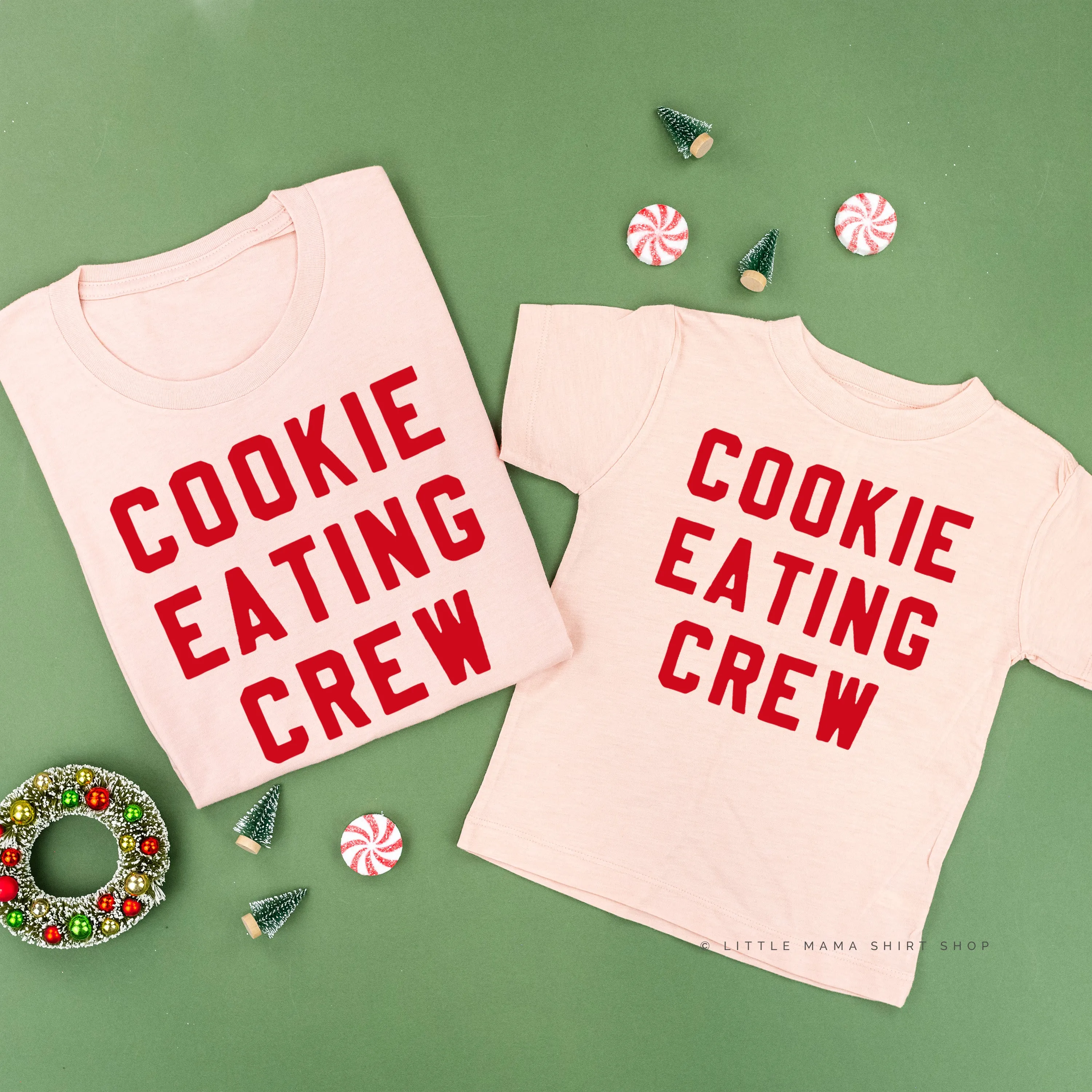 Cookie Eating Crew - Block Font - Set of 2 Unisex Tees