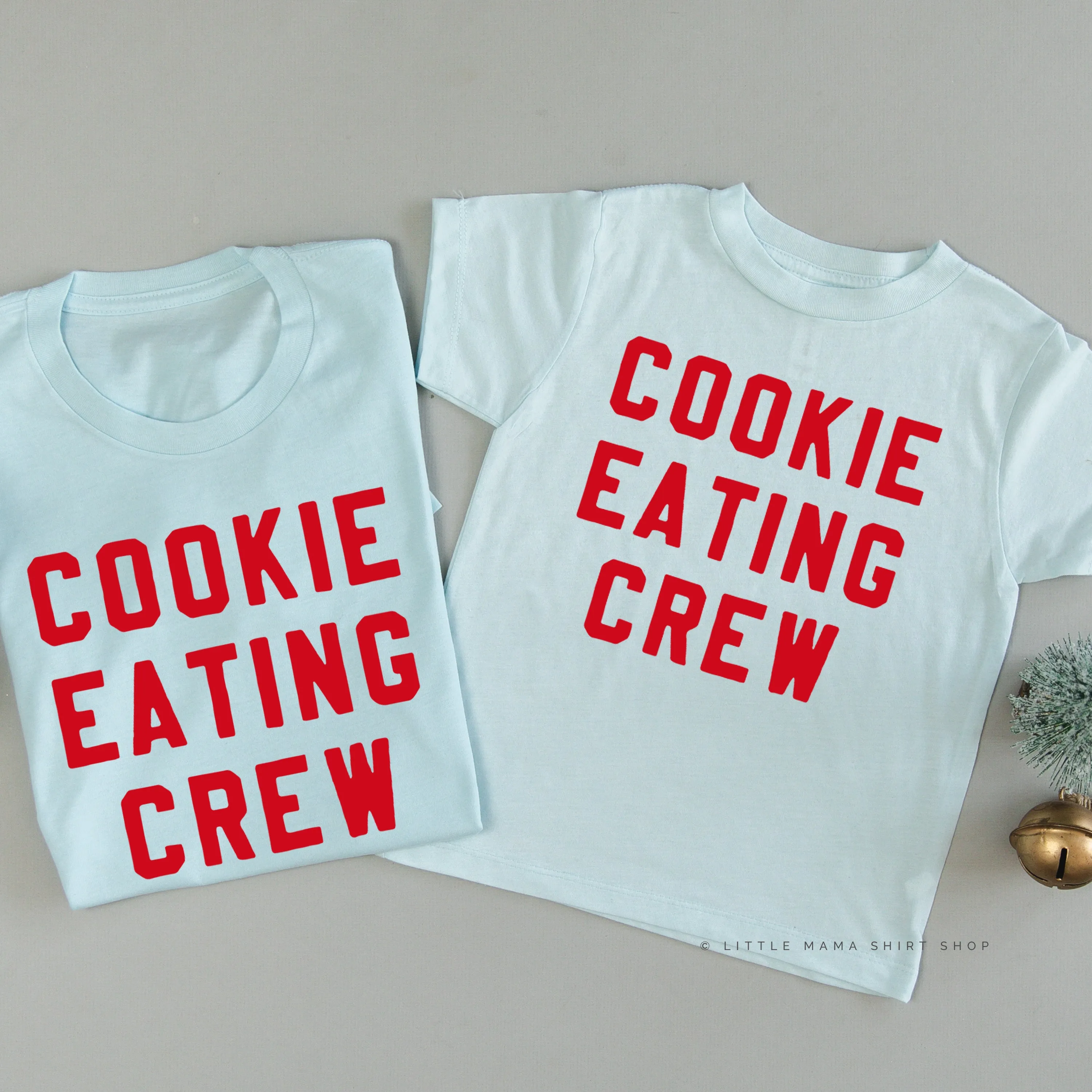 Cookie Eating Crew - Block Font - Set of 2 Unisex Tees