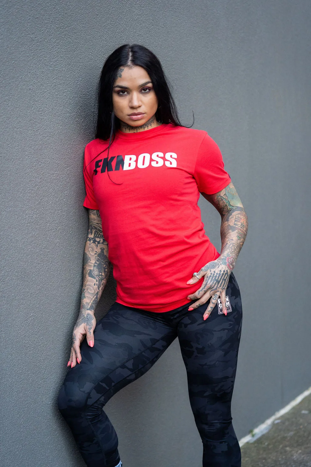 FKNBOSS | Men's Gym T-Shirt | Red