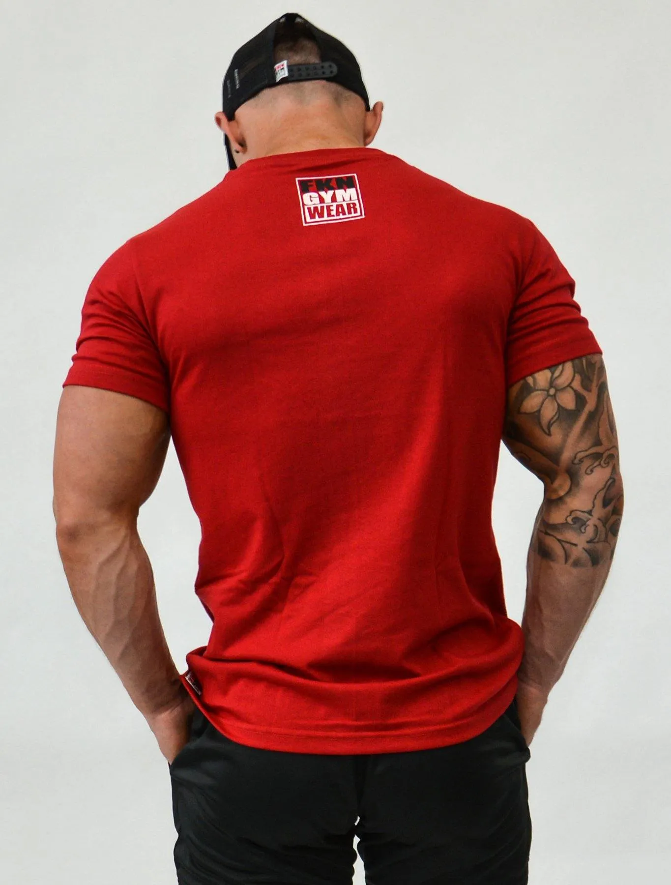 FKNBOSS | Men's Gym T-Shirt | Red