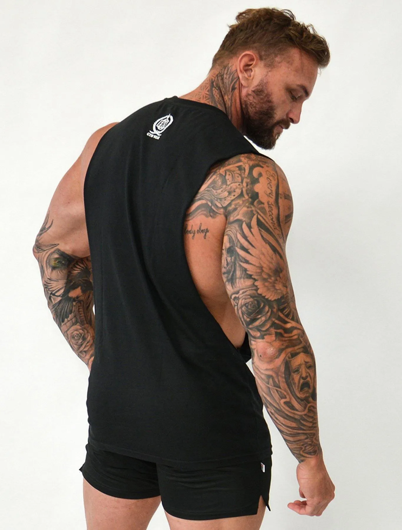 FUCK SLEEVES | Men's Muscle Gym Tank | Black