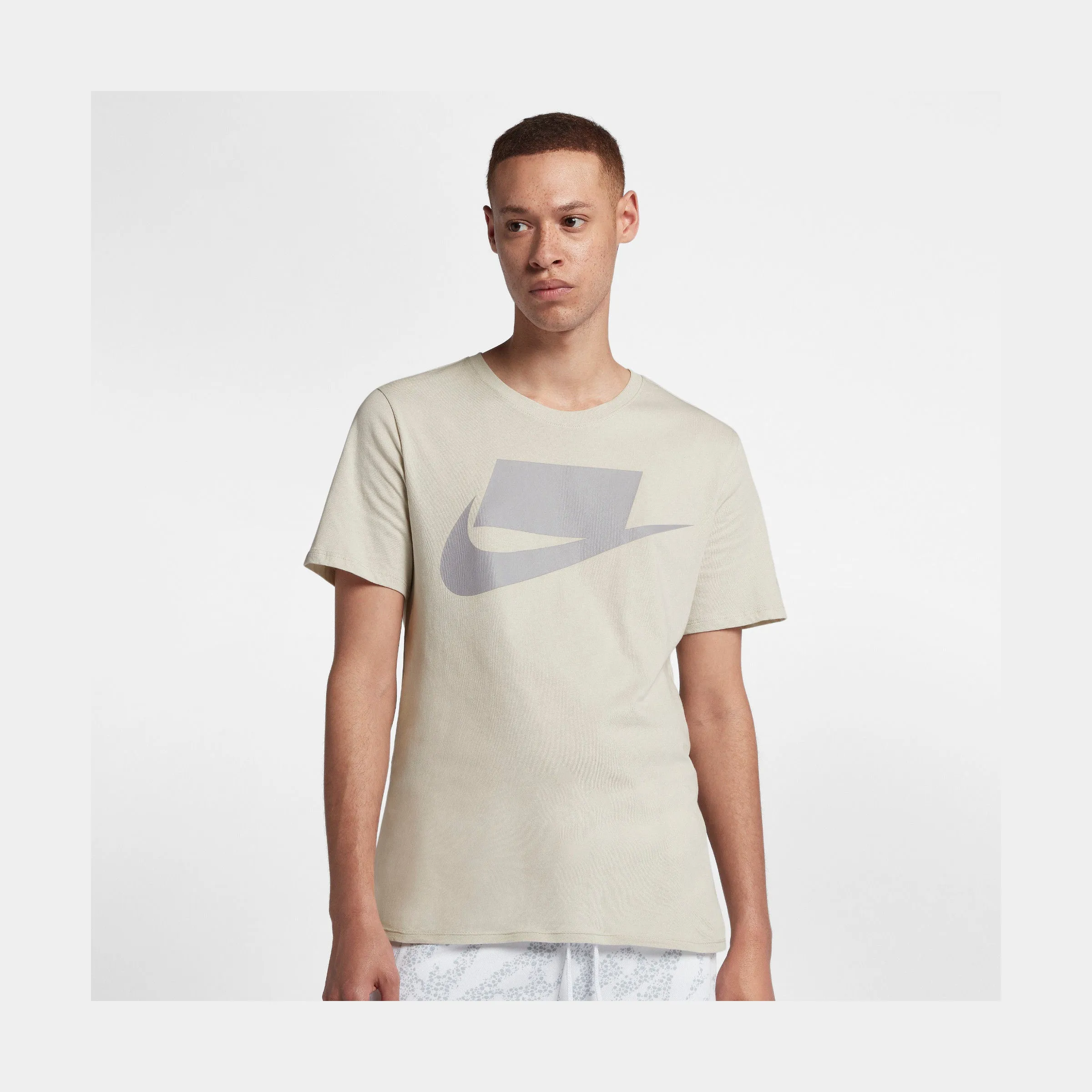 Futura Blocked Mens T-Shirt (Beige)