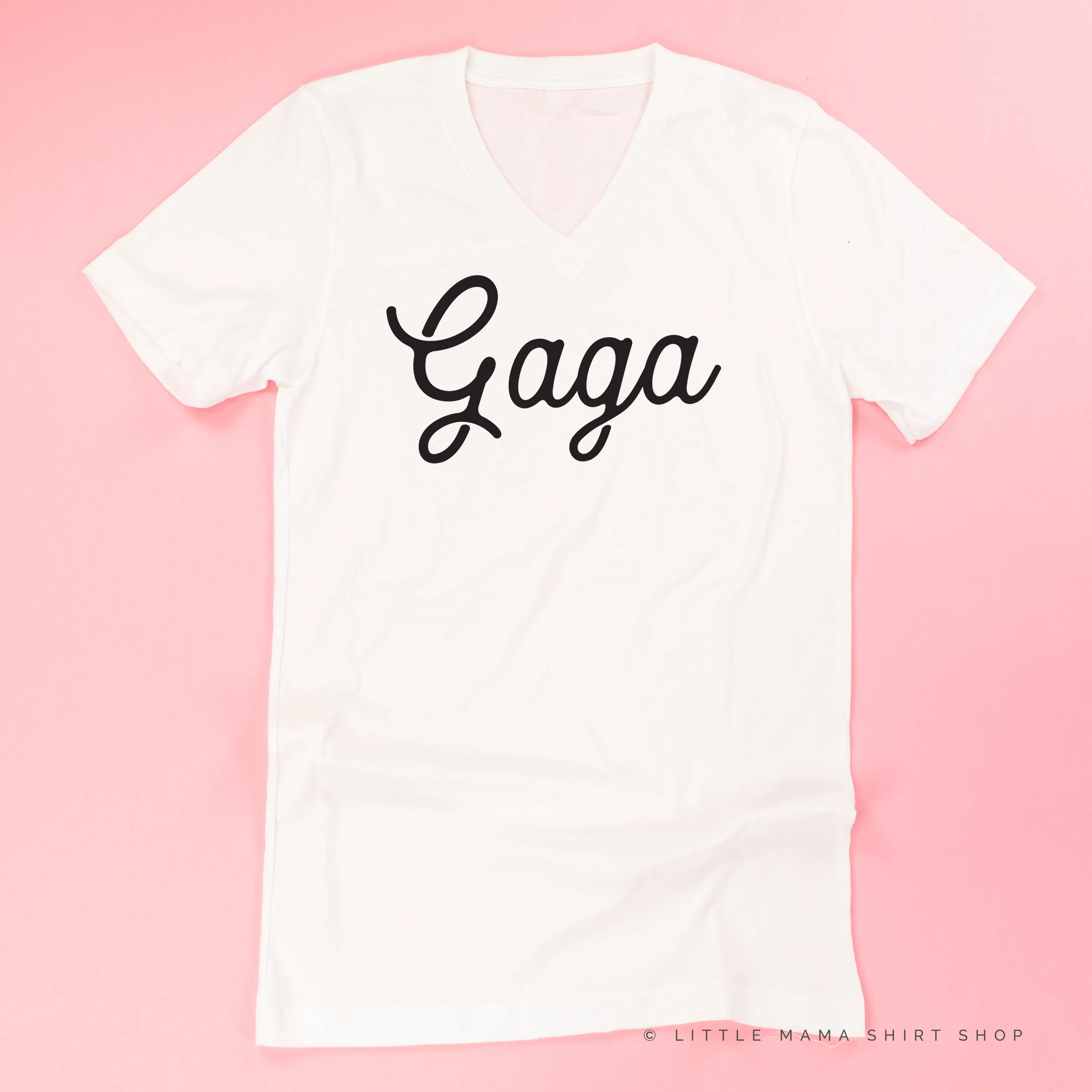 Gaga - Script ﻿- Unisex Tee