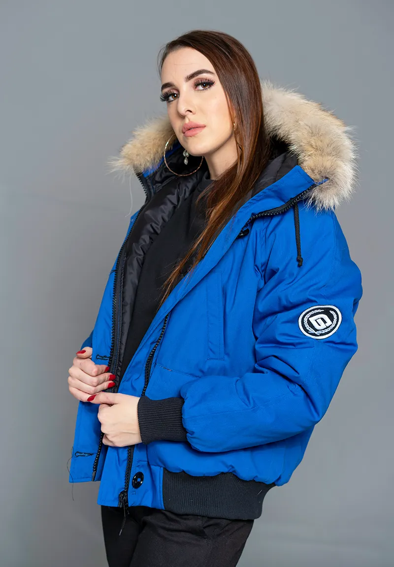 Gully Klassics Blue Down Bomber Jacket