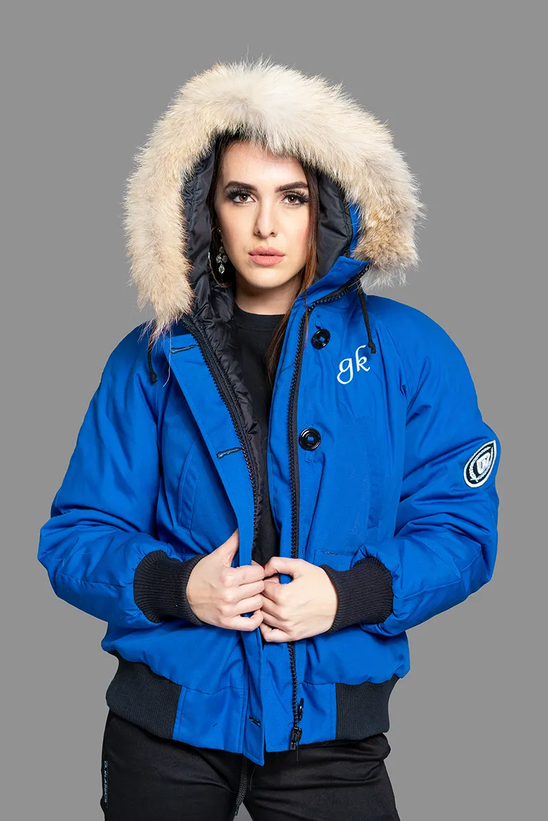 Gully Klassics Blue Down Bomber Jacket