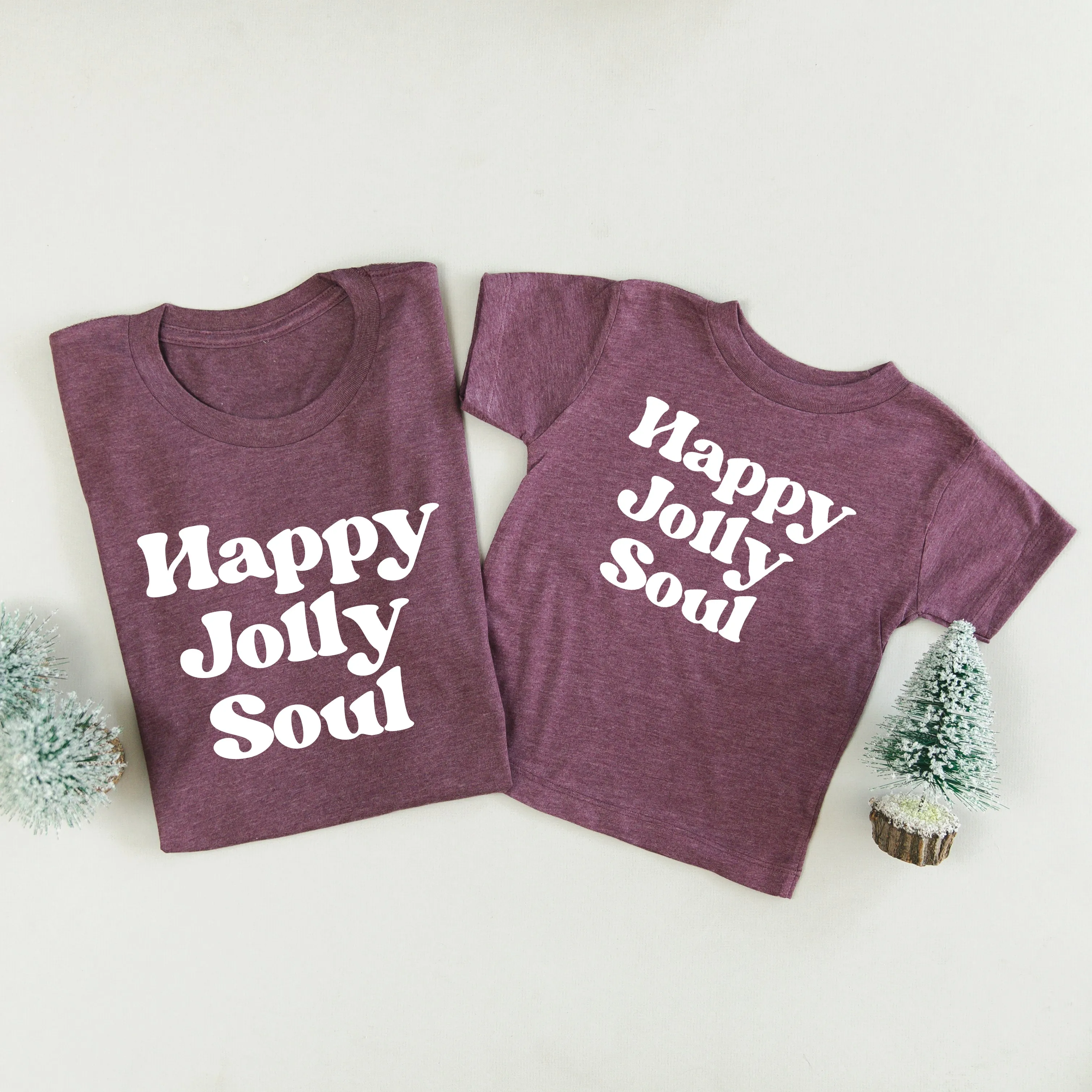 Happy Jolly Soul - Set of 2 Unisex Tees