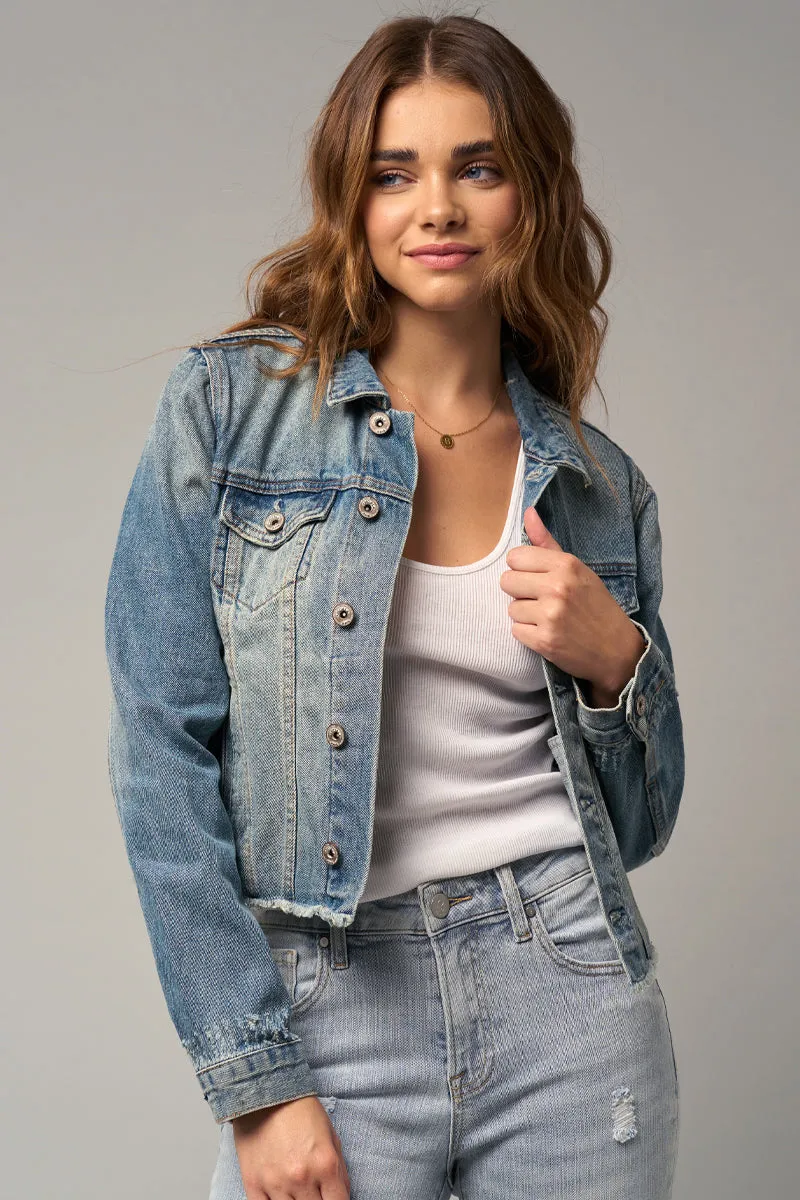 Insane Denim Faith Cropped Jackets