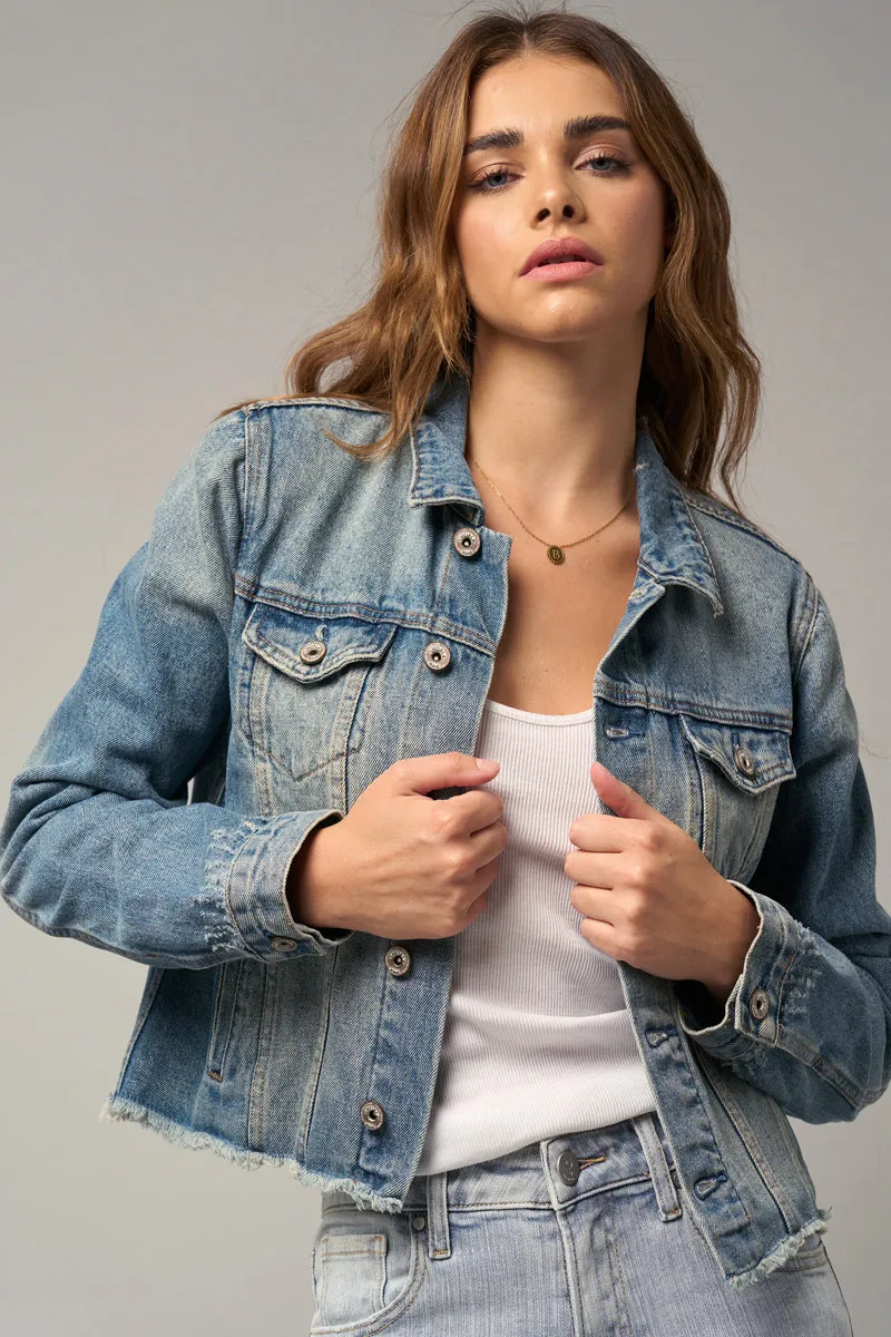 Insane Denim Faith Cropped Jackets