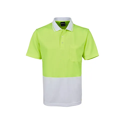 JBs Wear | Hi Vis Non Cuff Traditional Polo | 6HVNC