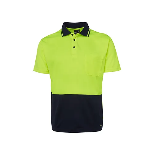 JBs Wear | Hi Vis Non Cuff Traditional Polo | 6HVNC