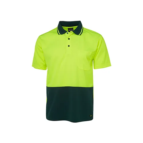 JBs Wear | Hi Vis Non Cuff Traditional Polo | 6HVNC