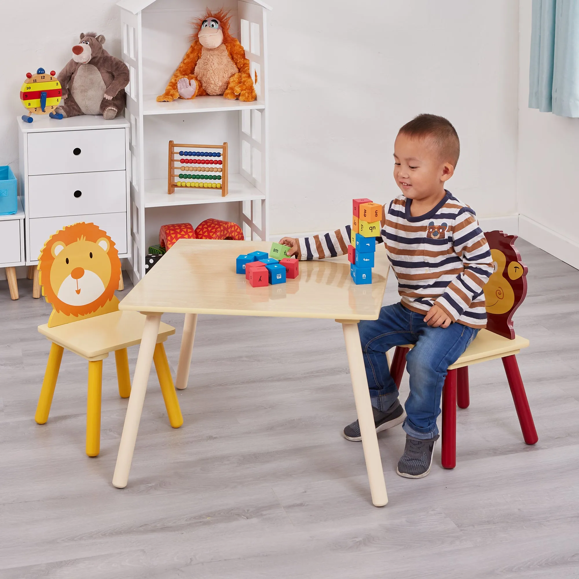 Jungle Table and Two Chairs Set