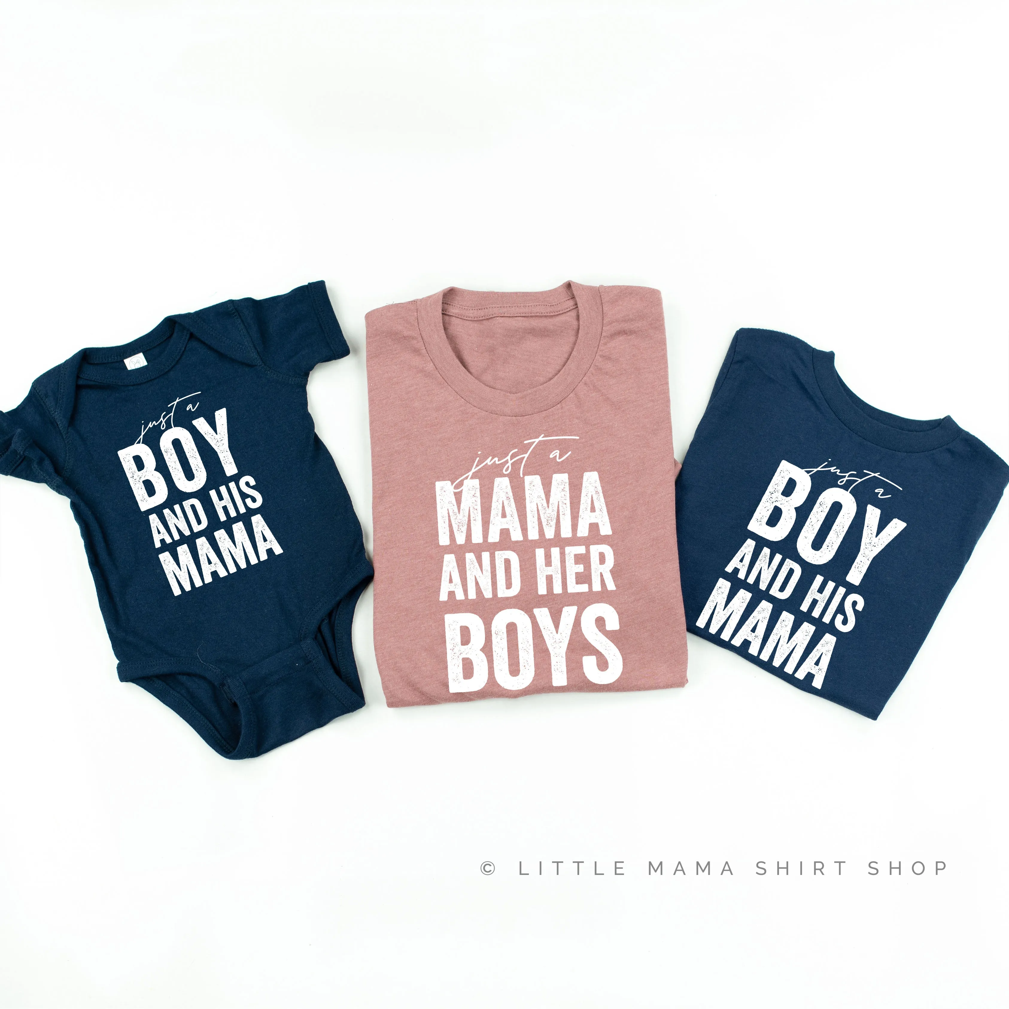 Just a Mama and Her Boys - Set of 3 Shirts