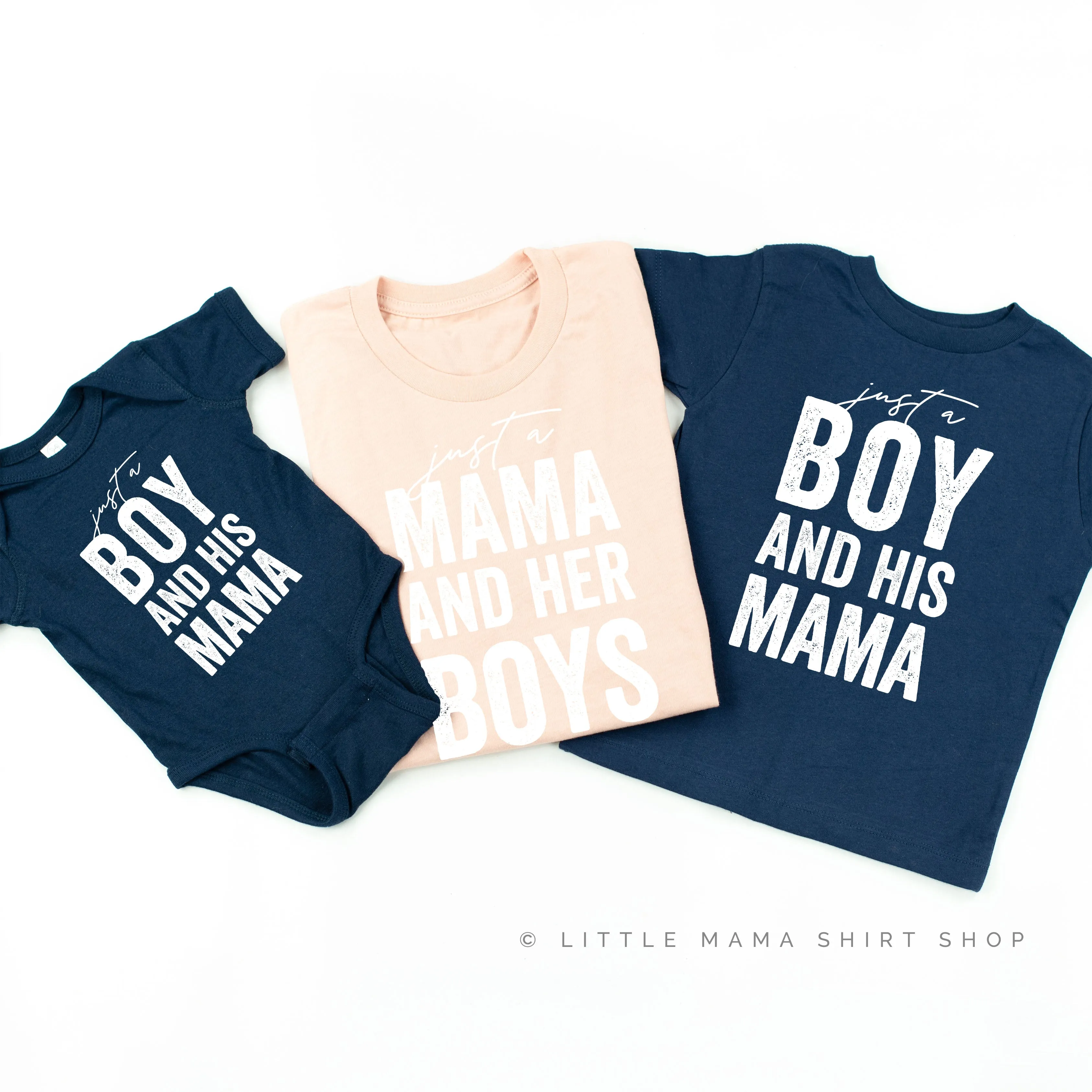 Just a Mama and Her Boys - Set of 3 Shirts