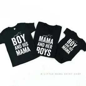 Just a Mama and Her Boys - Set of 3 Shirts