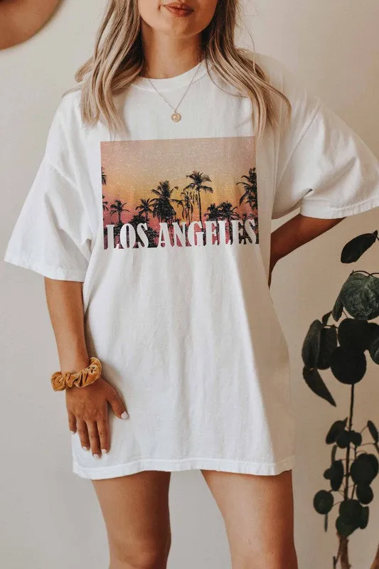 LOS ANGELES SUNSET GRAPHIC TEE