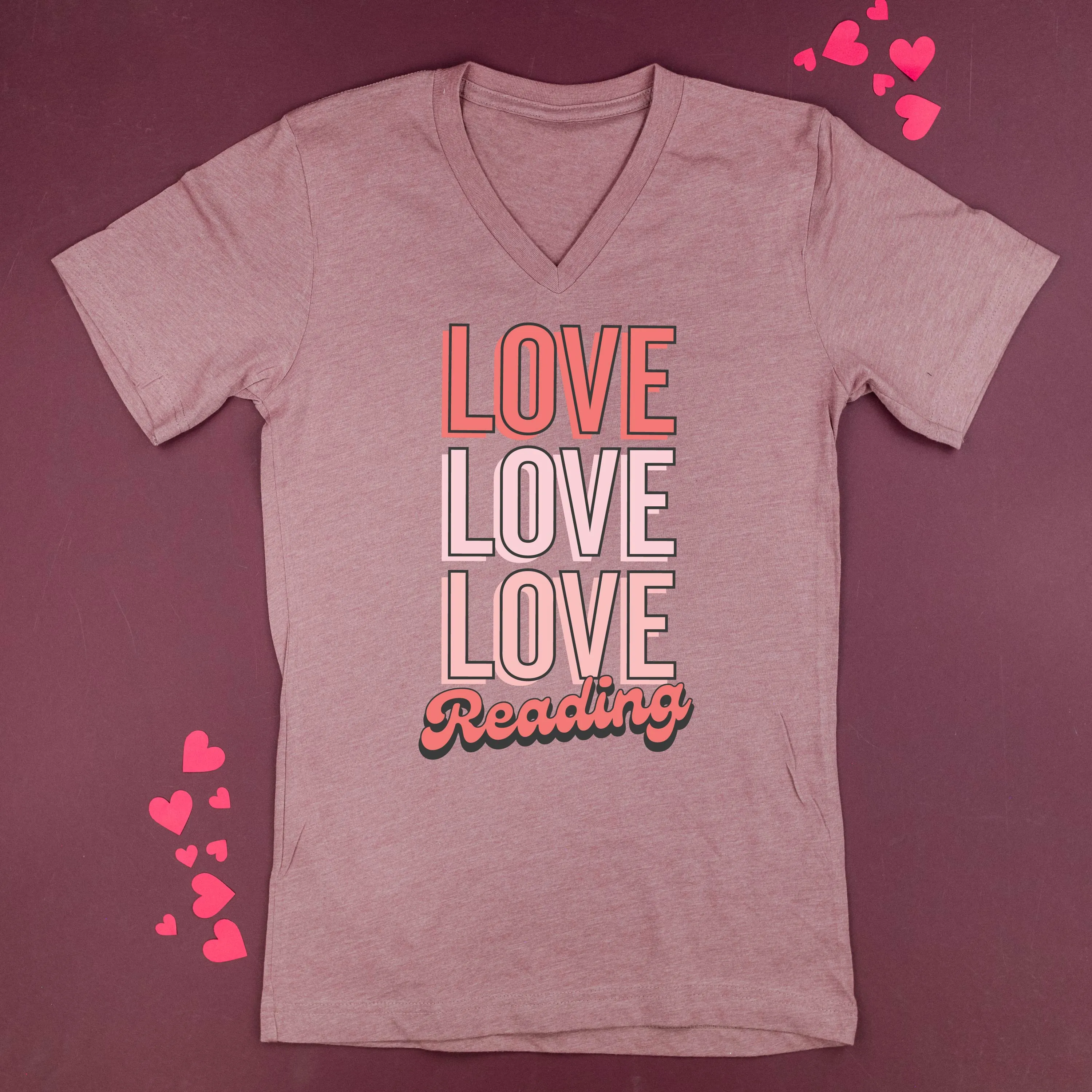 Love Love Love Reading - Unisex Tee