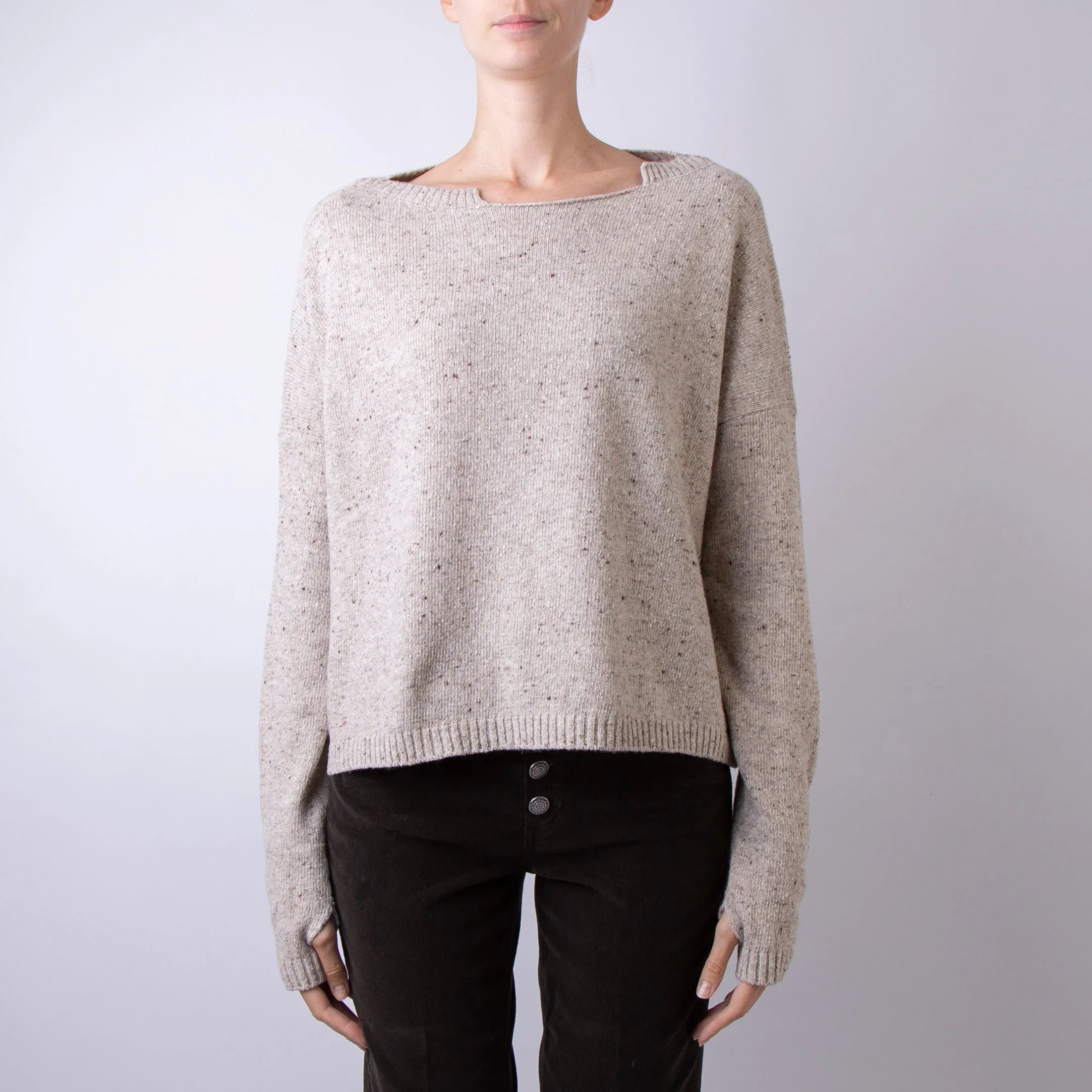 MA'RY'YA SWEATER YNK082 F2 BEIGE