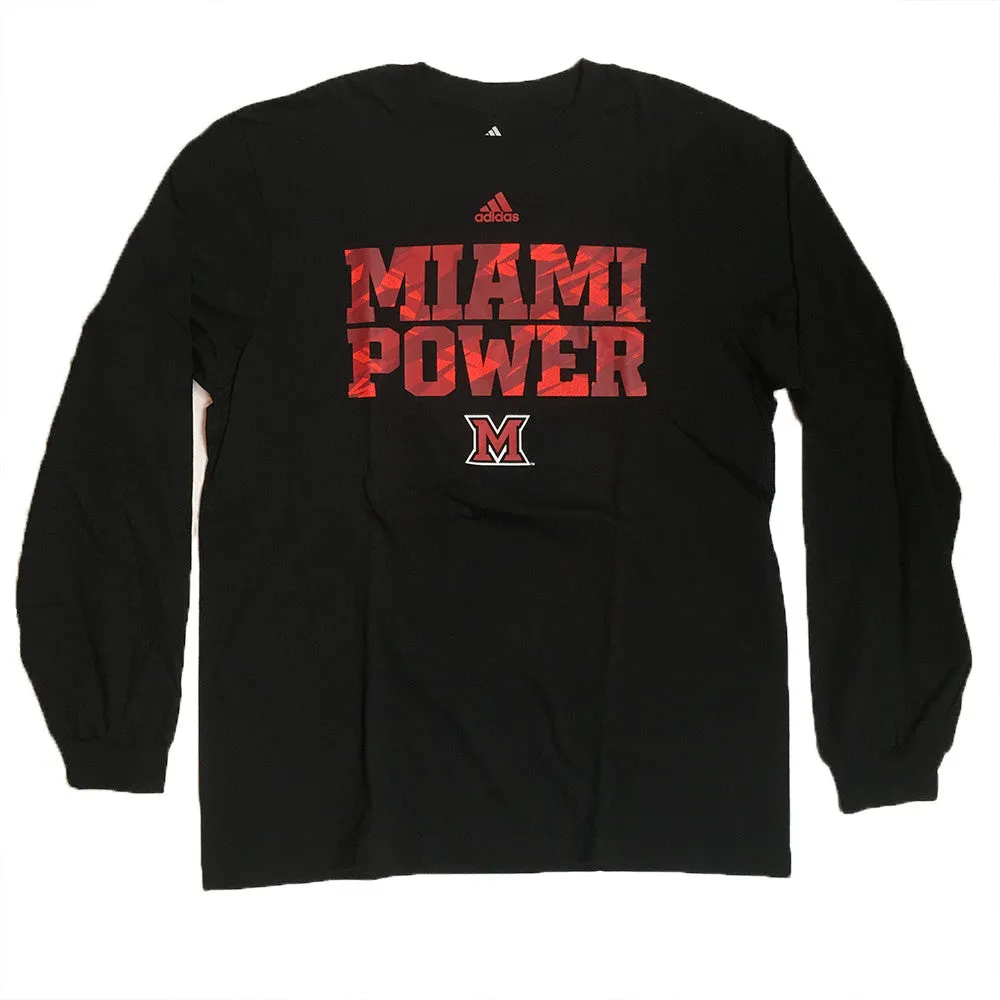 Miami Redhawks Adidas L/S "Miami Power" Shirt