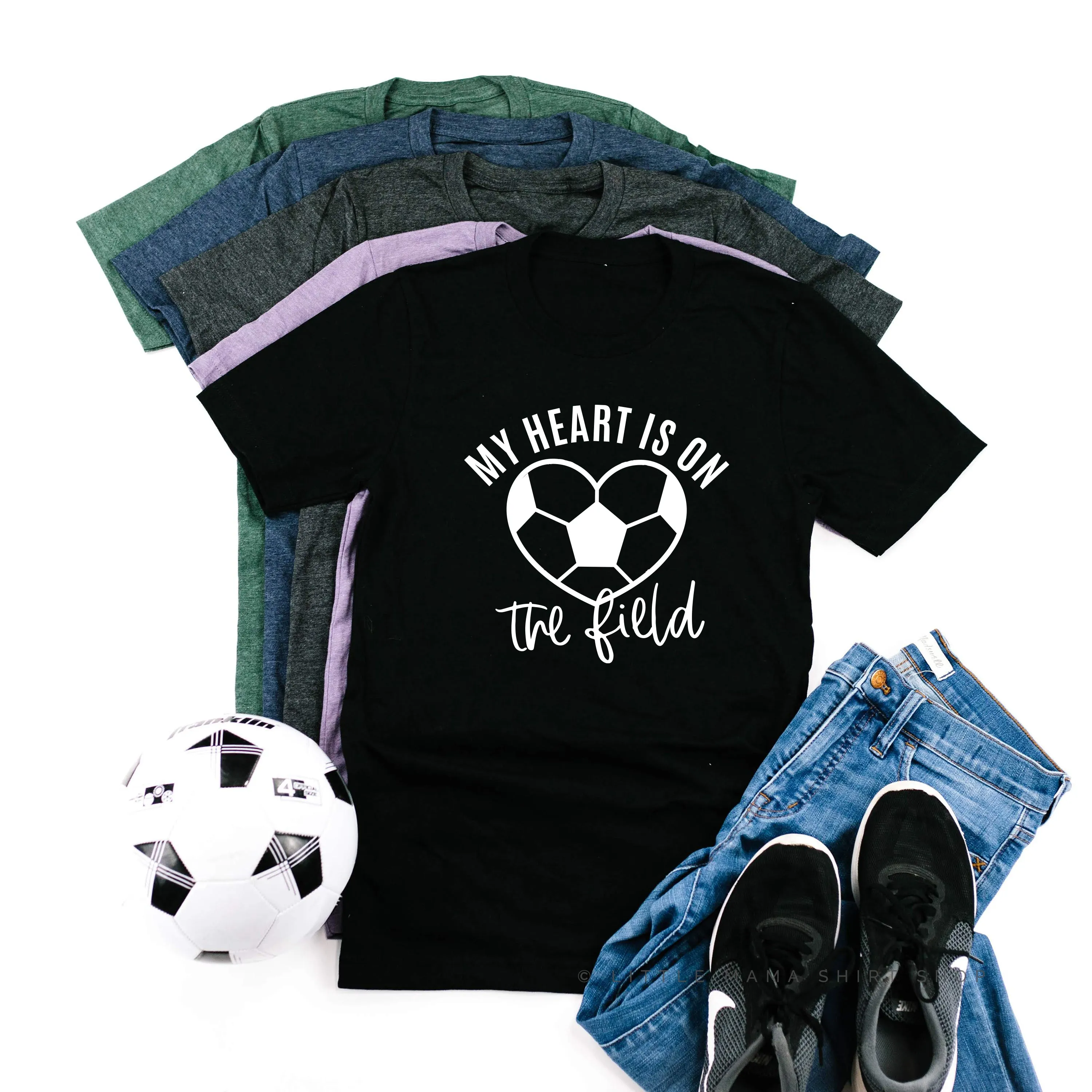 My Heart is on the Field (Soccer) - Unisex Tee